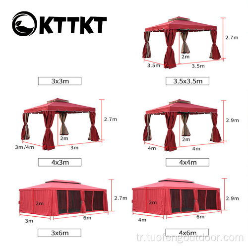Açık Kamp Roma Moğolca Geniş Pergola
